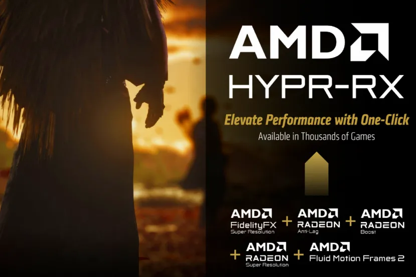 AMD HYPR-RX con Fluid Motion Frames 2.1 multiplica x 2,7 el rendimiento en miles de juegos