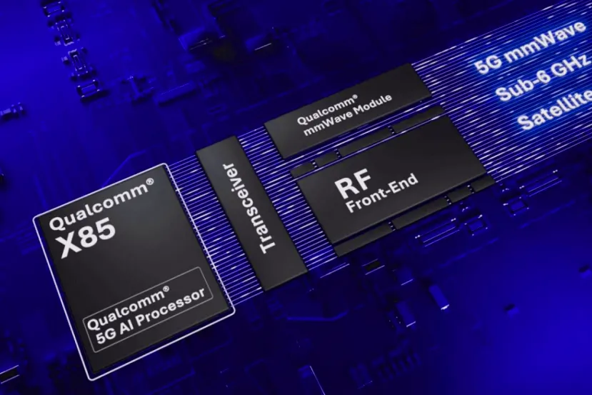 El nuevo módem RF Qualcomm X85 llega a los 12,7 Gbps de velocidad pico de descarga