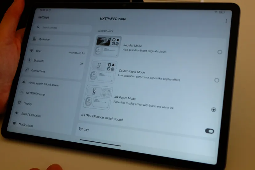 El tablet TCL NXTPAPER 11 Plus incluye una pantalla 2,2K de 11,5" y 120 Hz