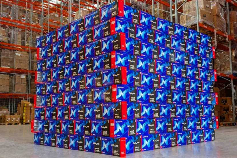 En un único vendedor de UK disponen de más de 1000 unidades de la Sapphire Radeon RX 9070 XT, se prevé stock fuerte