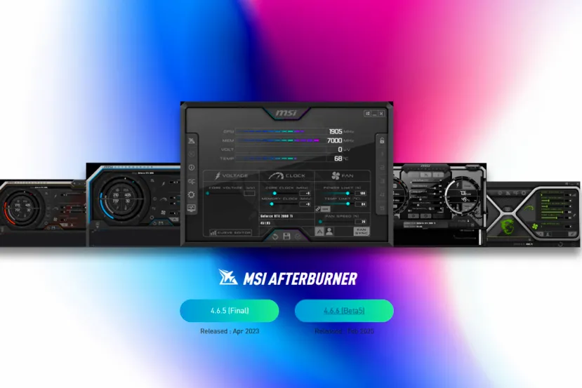 Una modificación de MSI Afterburner permite hacer overclock sin límites a las memorias GDDR7 de las RTX 50