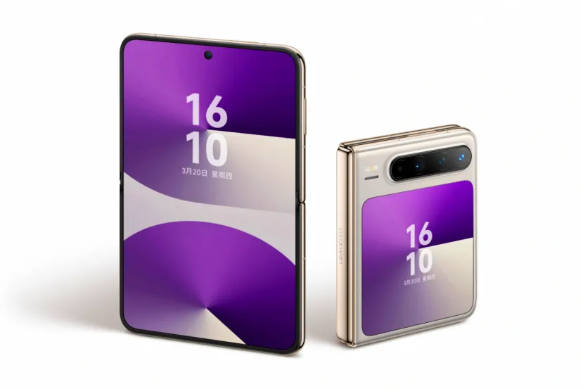 El HUAWEI Pura X es un teléfono plegable con pantalla ancha en formato 16:10 de 6,3 pulgadas