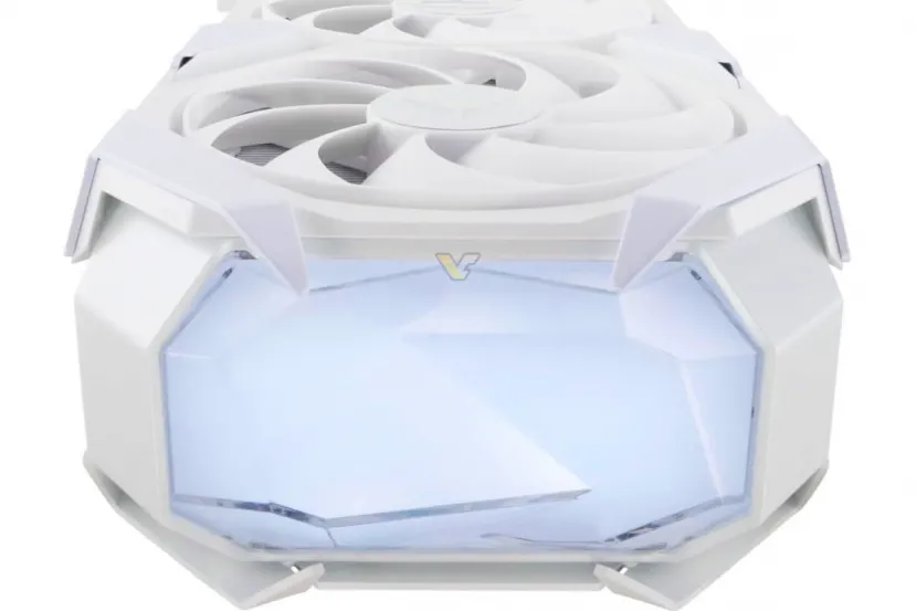 Se deja ver la AMD PowerColor Radeon Red Devil Spectral White Edition completamente en blanco