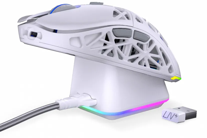 Endorfy lanza nuevos ratones gaming ligeros de la gama LIV con conectividad triple y acabado blanco