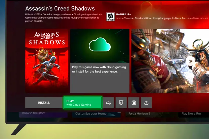 Los usuarios de Xbox podrán jugar en la nube a los títulos ya comprados