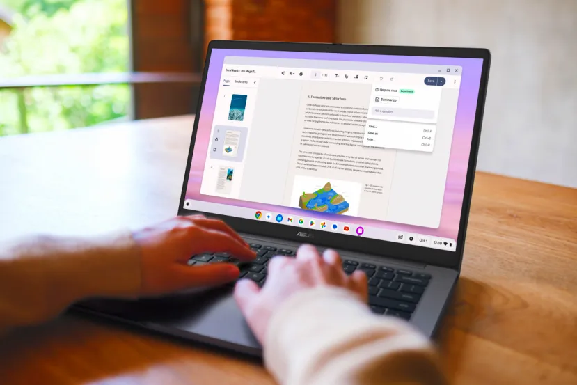 Nuevos ASUS Chromebook CX14 y CX15 con hasta Intel N355 y opciones Chromebook Plus con la IA de Google integrada