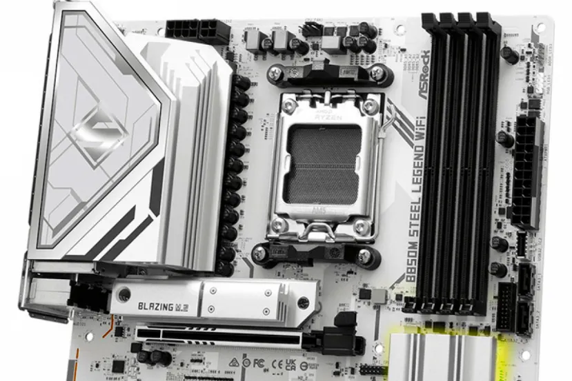 Las ofertas de Hoy incluyen una placa base ASRock B850M Steel legend por 79,99 euros, discos duros, procesadores y más