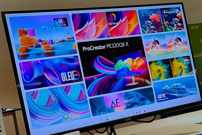 El Acer ProCreator PE320QK X se posiciona como la punta de lanza en monitores QD-OLED de Acer para creadores.