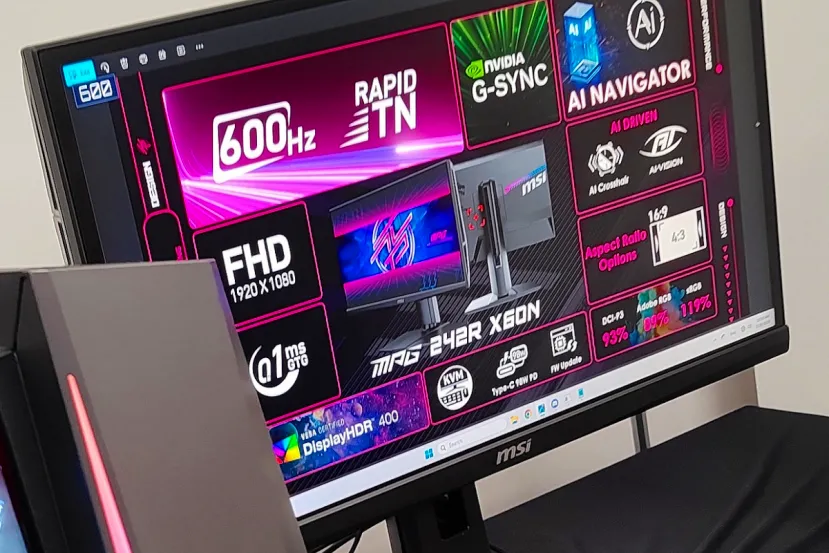 MSI explora nuevos niveles de frecuencia con el MAG 242R X60N equipado con un panel Rapid TN.