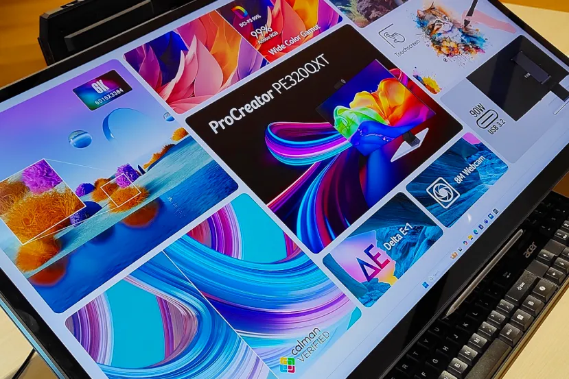 El nuevo Acer ProCreator PE320QXT ofrece soporte táctil y digitalizador con un formato de peana ultra flexible