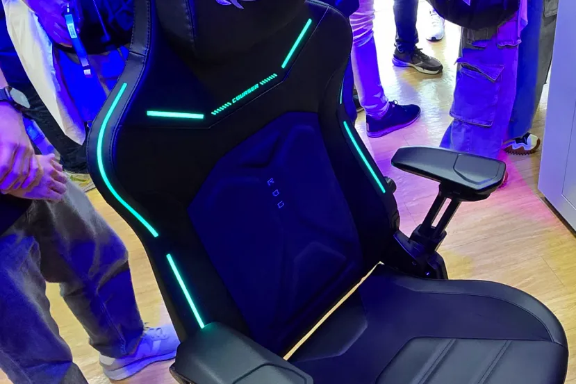 La silla gaming ASUS ROG Courser integra iluminación ARGB