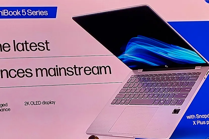Qualcomm y HP han presentado hoy la gama HP Omnibook Series 5 con procesador Snapdragon X
