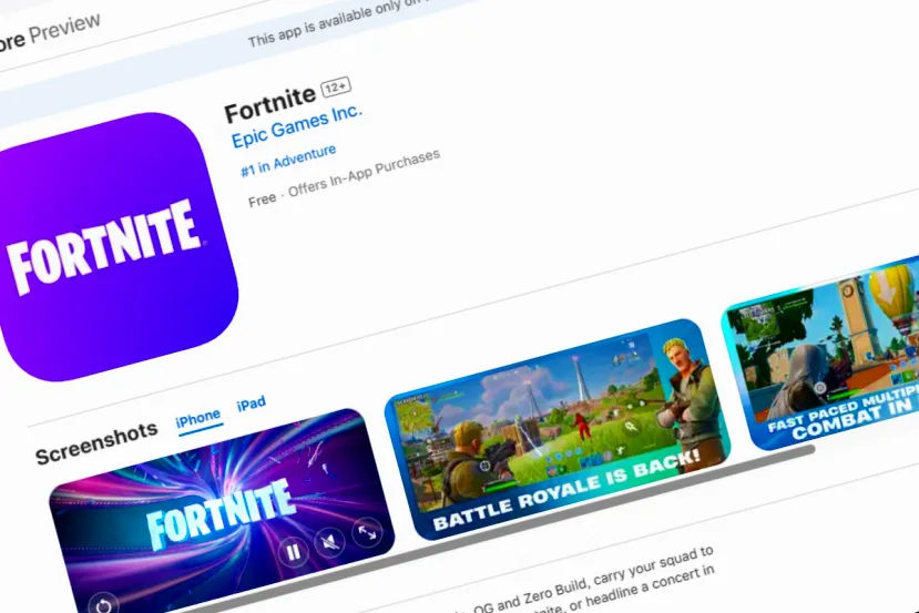 Fortnite vuelve a la App Store de iOS en EEUU