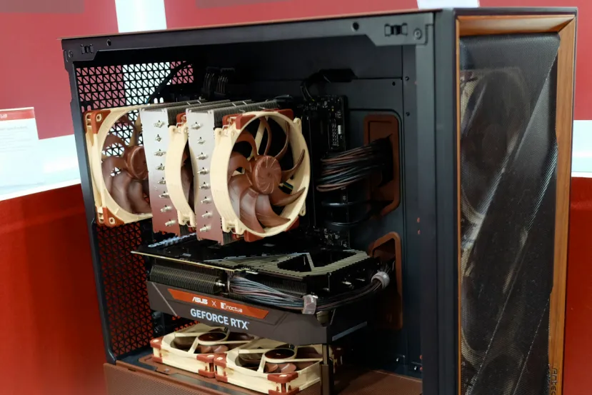 Nuevas cajas y PC Noctua Edition con el diseño y refrigeración de la marca