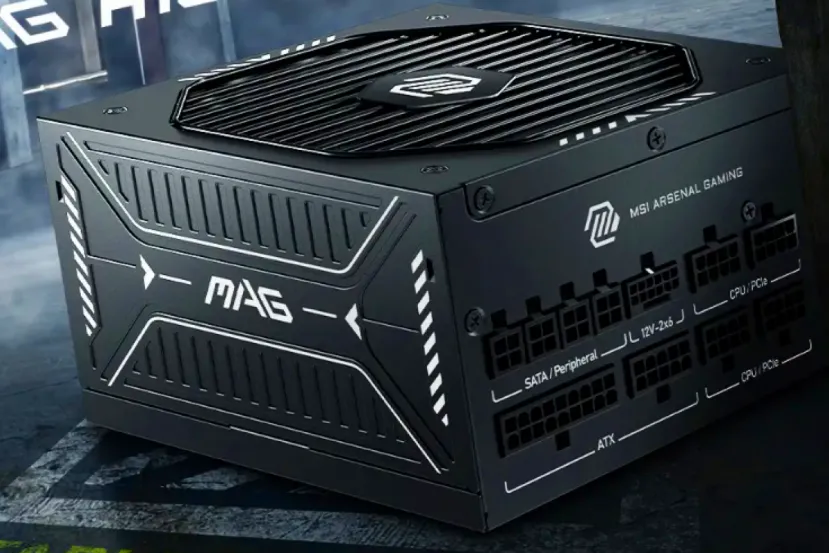 Nueva fuente de alimentación MSI MAG A1000GLS PCIe con 1.000 W y eficiencia GOLD