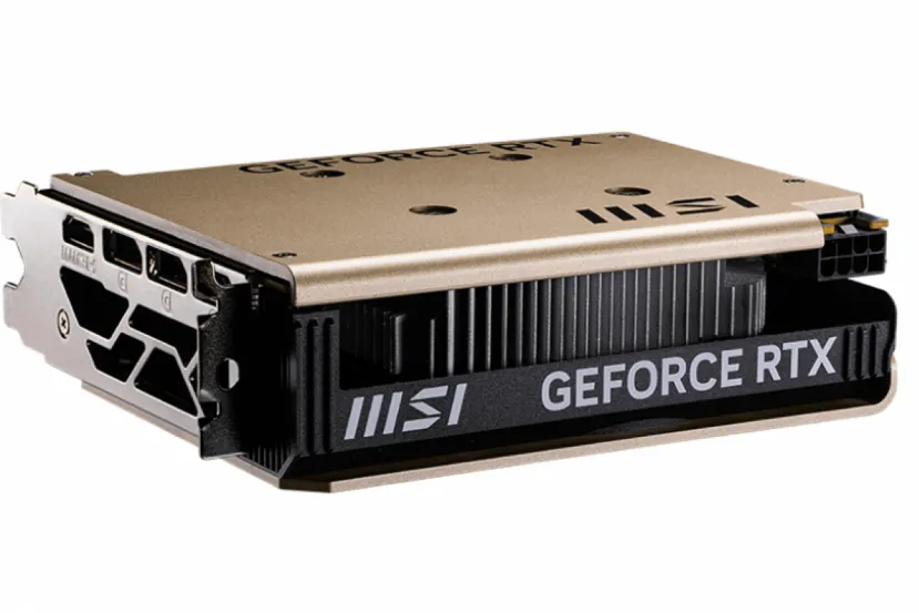 Esta pequeña MSI RTX 5060 8G INSPIRE ITX para PCs compactos cabe en la palma de la mano