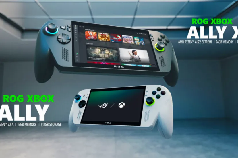 Microsoft ha presentado en colaboración con ASUS las consolas portátiles ROG Xbox Ally y ROG Xbox Ally X con los nuevos AMD Z2 Series