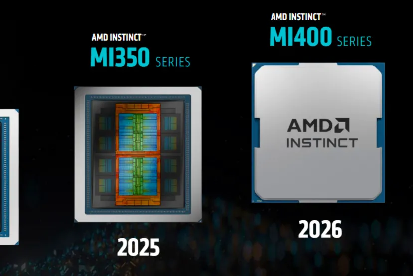 Las AMD Instinct MI400 llegarán en el 2026 con 432 GB de HBM4 junto a las CPUs EPYC Venice con Zen 6