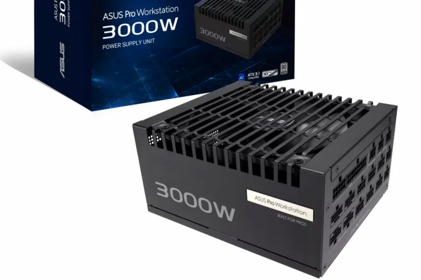 ASUS lanza fuentes de alimentación de hasta 3000 W para estaciones de trabajo con varias GPUs
