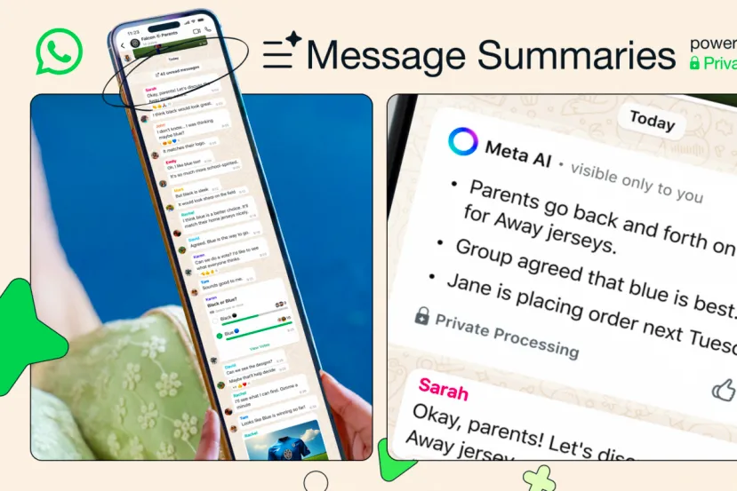 WhatsApp usará la Inteligencia Artificial de Meta para ayudarte a resumir los mensajes no leídos de los grupos