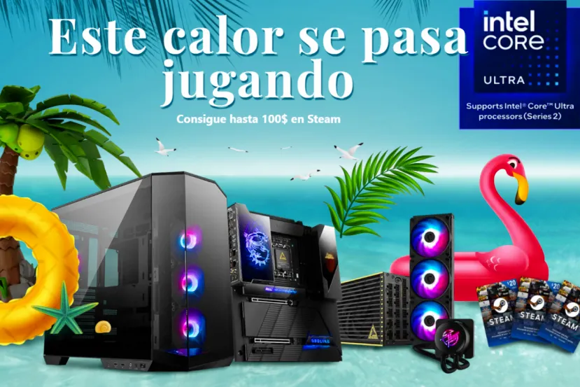 Consigue hasta 100 $ en crédito de Steam comprando productos de MSI