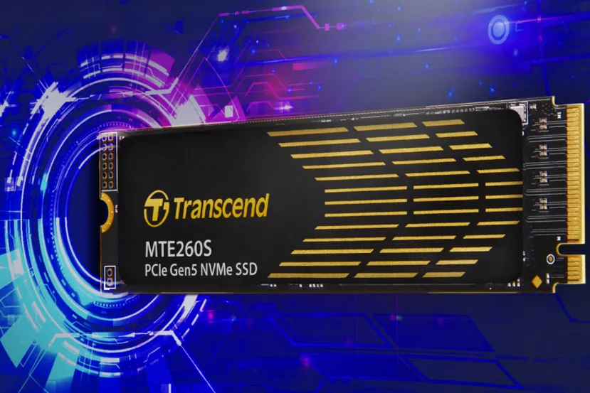 El SSD Transcend MTE260S alcanza los 11.000 MB/s de escritura