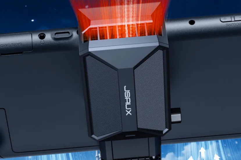 JSAUX lanza un ventilador para Nintendo Switch 2 que baja la temperatura de la consola hasta 8°C menos en minutos