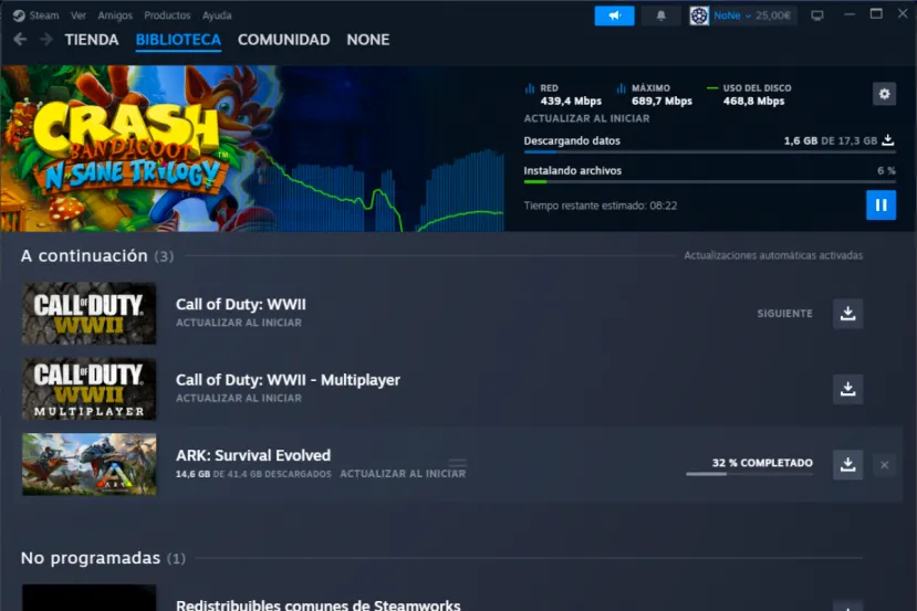 Cómo acelerar la velocidad de descarga en Steam: deshabilitar la caché de disco en Windows y otros trucos