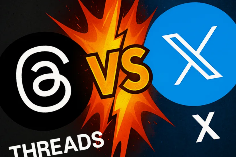 La Red Social Threads está a punto de superar a Twitter (X) en número de usuarios diarios en su app