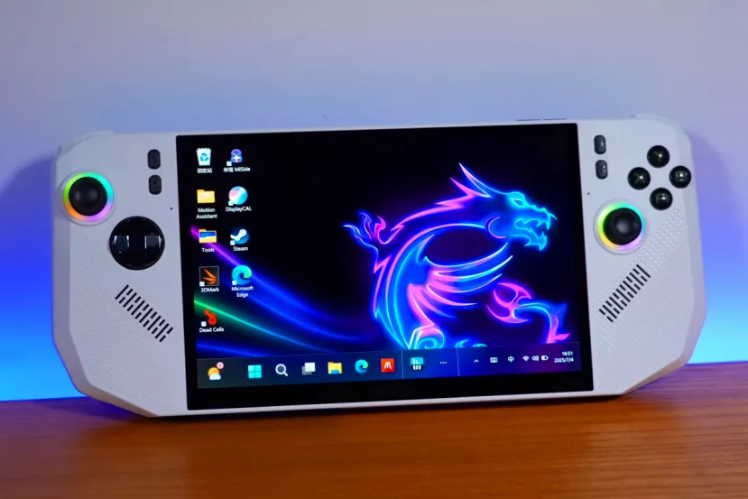 La MSI Claw A8 con el AMD Ryzen Z2 Extreme se deja ver en vídeo con una excelente eficiencia energética en juegos