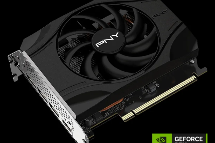 PNY lanza una RTX 5050 con un solo ventilador y menos de 150 mm de longitud