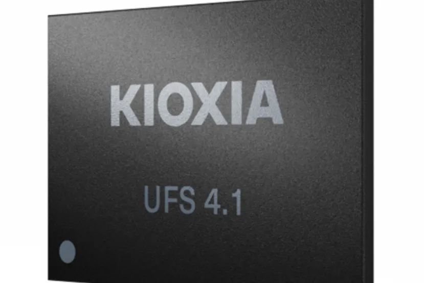 Kioxia ya está enviando sus primeras memorias UFS 4.1 con hasta un 45% más de rendimiento