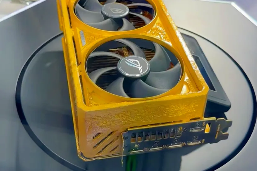 ASUS ha mostrado una NVIDIA RTX 5090 ROG ASTRAL construida con 5 kilos de oro