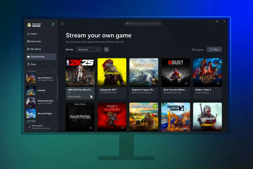 Transmite tu propio juego ya está disponible en PC: juega a más de 250 juegos en la nube incluidos los de consolas Xbox