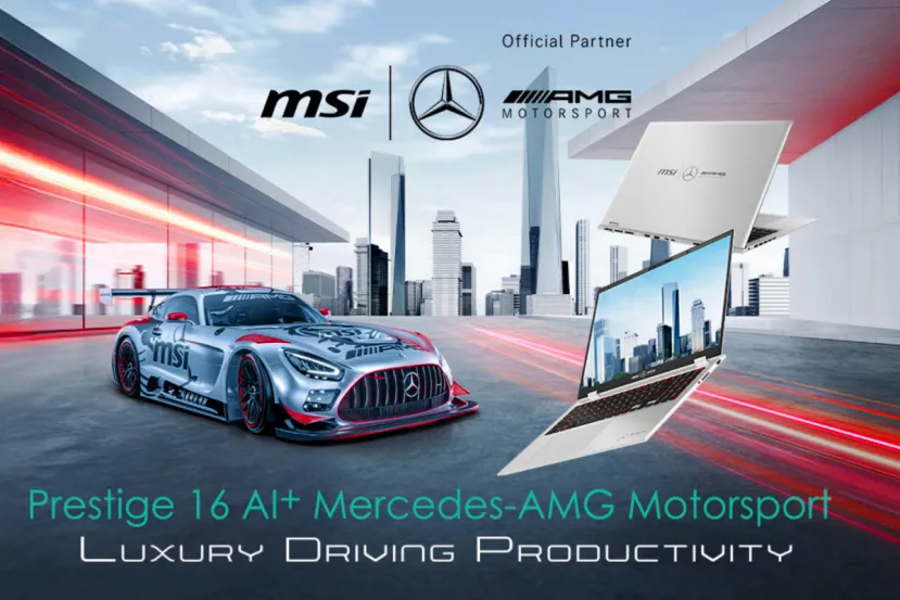 Ya está disponible el nuevo portátil MSI Prestige 16 AI+ Mercedes-AMG Motorsport Limited Edition con Intel Core Ultra 9 de 2 Gen