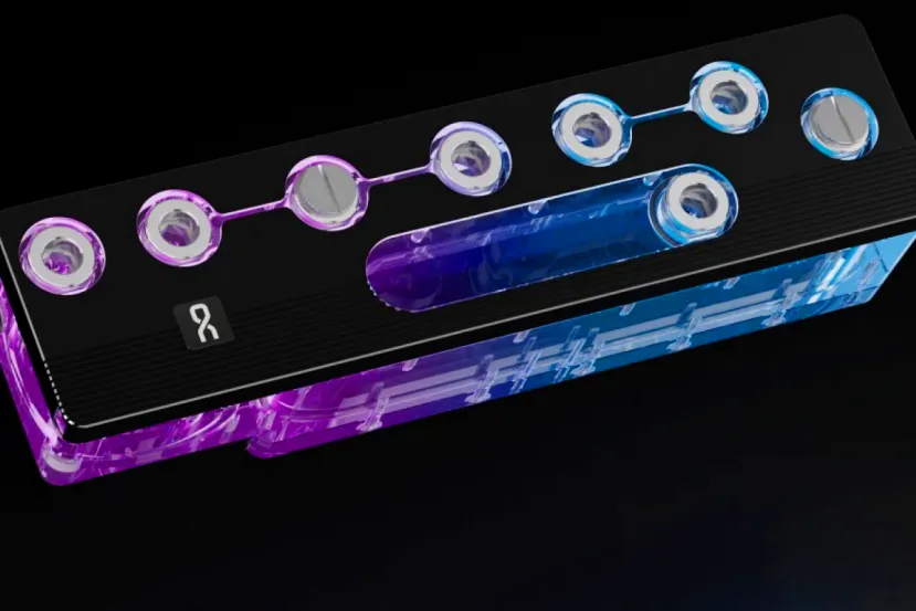 Alphacool lanza su placa Apex para la Fractal North XL: diseño a medida, latón cromado y aRGB integrado