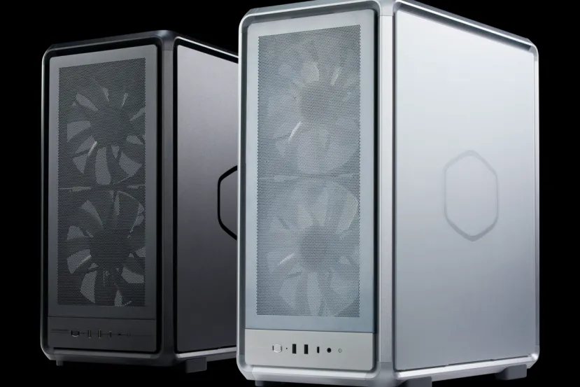 Nueva caja Cooler Master MasterFrame 500 Mesh, paneles intercambiables y ventiladores de 200 mm incluidos en el frontal