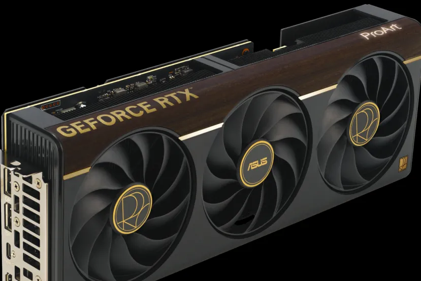 La ASUS ProArt RTX 5080 se vuelve más elegante: Destaca sus Acabados en Madera y un Conector USB-C trasero