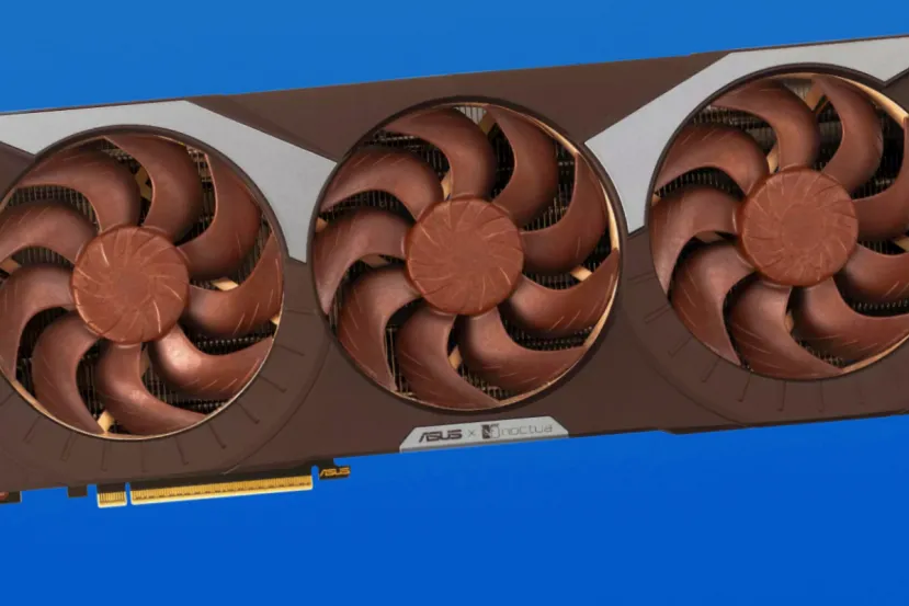 La RTX 5080 Noctua OC de ASUS deja ver sus especificaciones al detalle con refrigeración silenciosa y un diseño de casi 4 ranuras