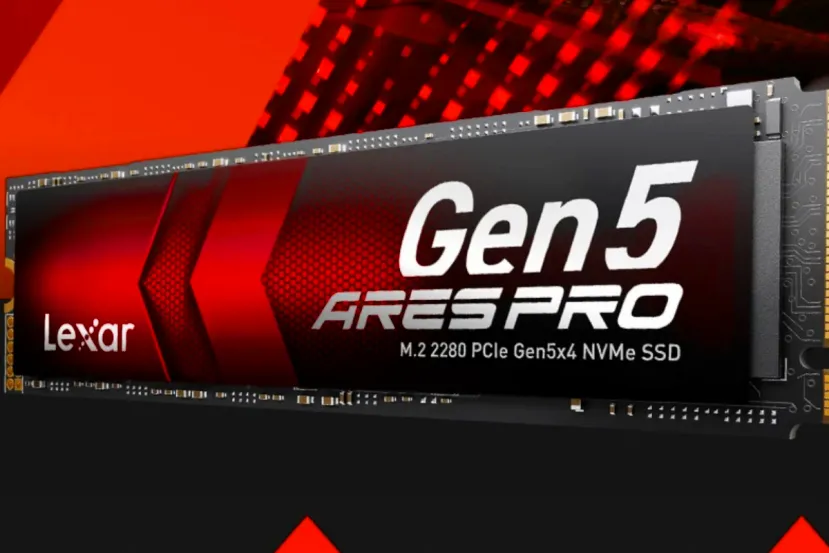 Nuevos SSD de Lexar bajo su serie Ares PRO con 14.000 MB/s y 3.000 TBW en capacidades de hasta 4 TB