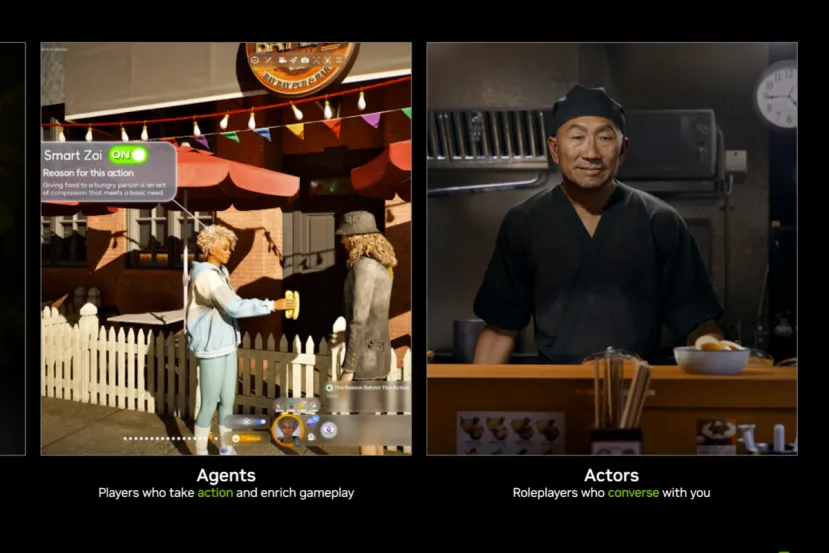 La Inteligencia Artificial de NVIDIA RTX llega a más juegos y NVIDIA ACE añade un nuevo controlador para conversaciones naturales