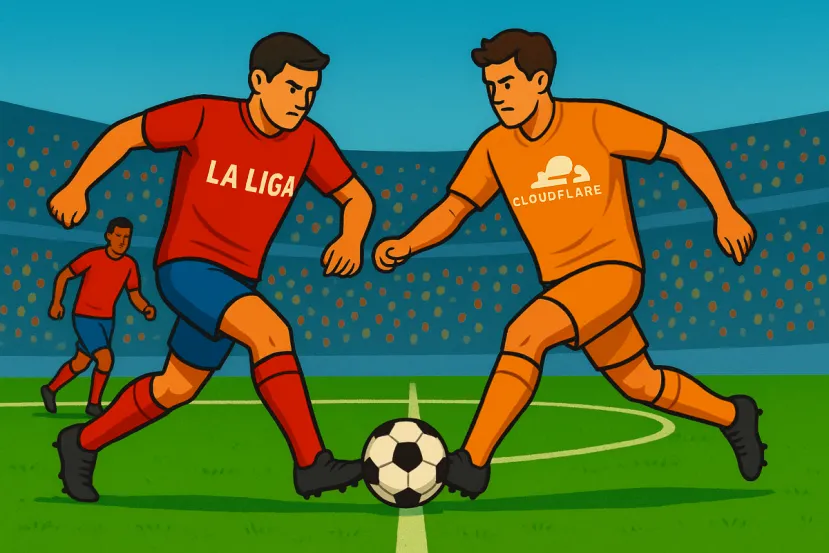 LaLiga está amenazando a clientes de Cloudflare con web legítimas por "dejar compartir su IP" con otras ilegítimas