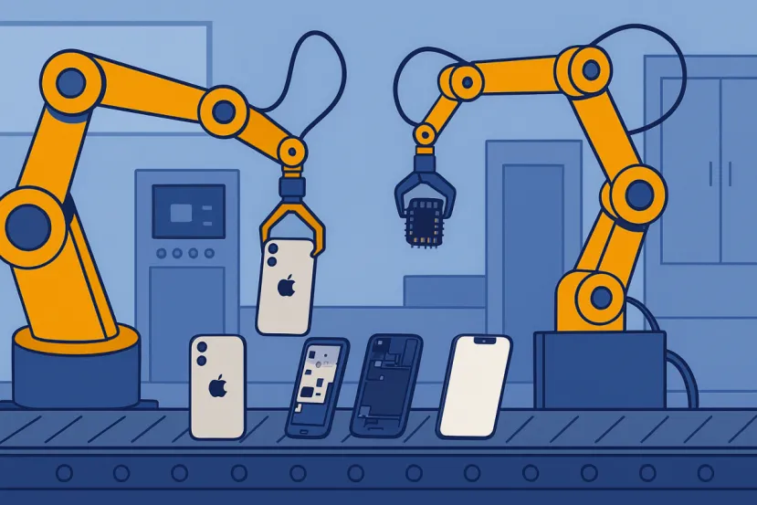 Apple está exigiendo a sus proveedores que automaticen sus fábricas si quieren seguir recibiendo pedidos futuros