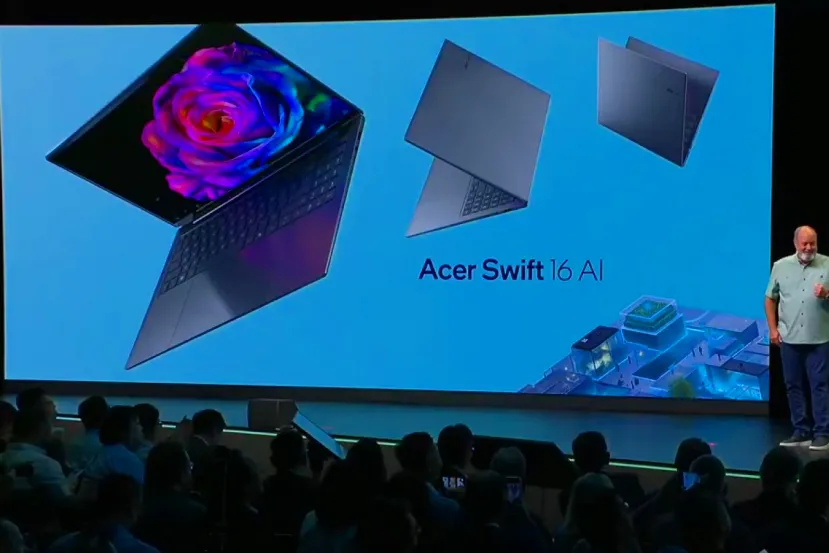 Los Panther Lake aparecen en el evento de Acer, el Swift 16 AI contará con esta nueva generación de CPUs de Intel