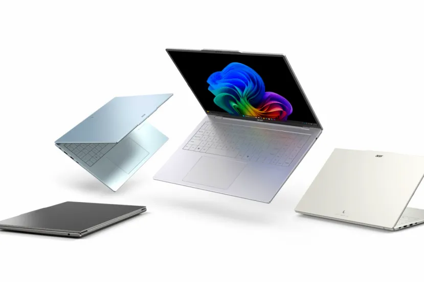 Con menos de 1 kg de peso Acer ha presentado el Swift Air 16, un portátil con procesadores AMD y etiqueta Copilot+ PC