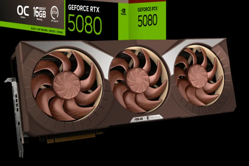 La ASUS GeForce RTX 5080 Noctua Edition se anuncia oficialmente con un precio recomendado de 1.699 euros