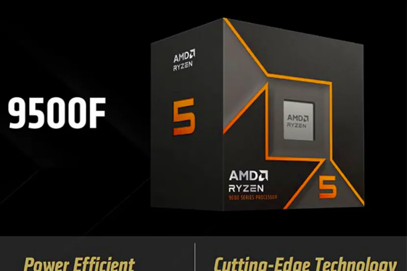 El AMD Ryzen 5 9500F se pondrá a la venta el 16 de septiembre, una opción ideal para equipos gaming económicos