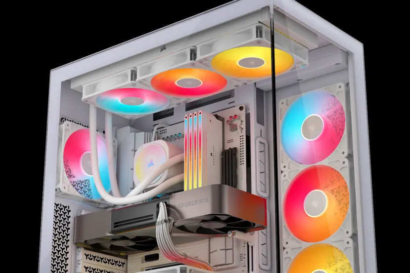 CORSAIR ha rediseñado su caja 3500X para incluir ventiladores con rotor invertido y mejor gestión del cableado