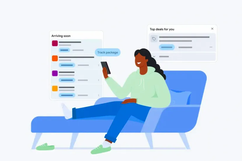 Gmail quiere ayudarte a gestionar tus compras: llega la vista dedicada al seguimiento de pedidos y promociones