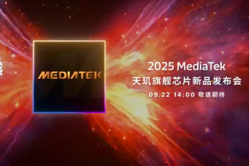 MediaTek confirma la presentación del Dimensity 9500 para el 22 de septiembre, un día antes que la de Qualcomm
